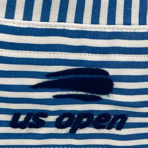 Polo Ralph Lauren US Open Tennis Staff Men’s Striped Shirt SZ 171/2-XL Like New - Picture 6 of 9
